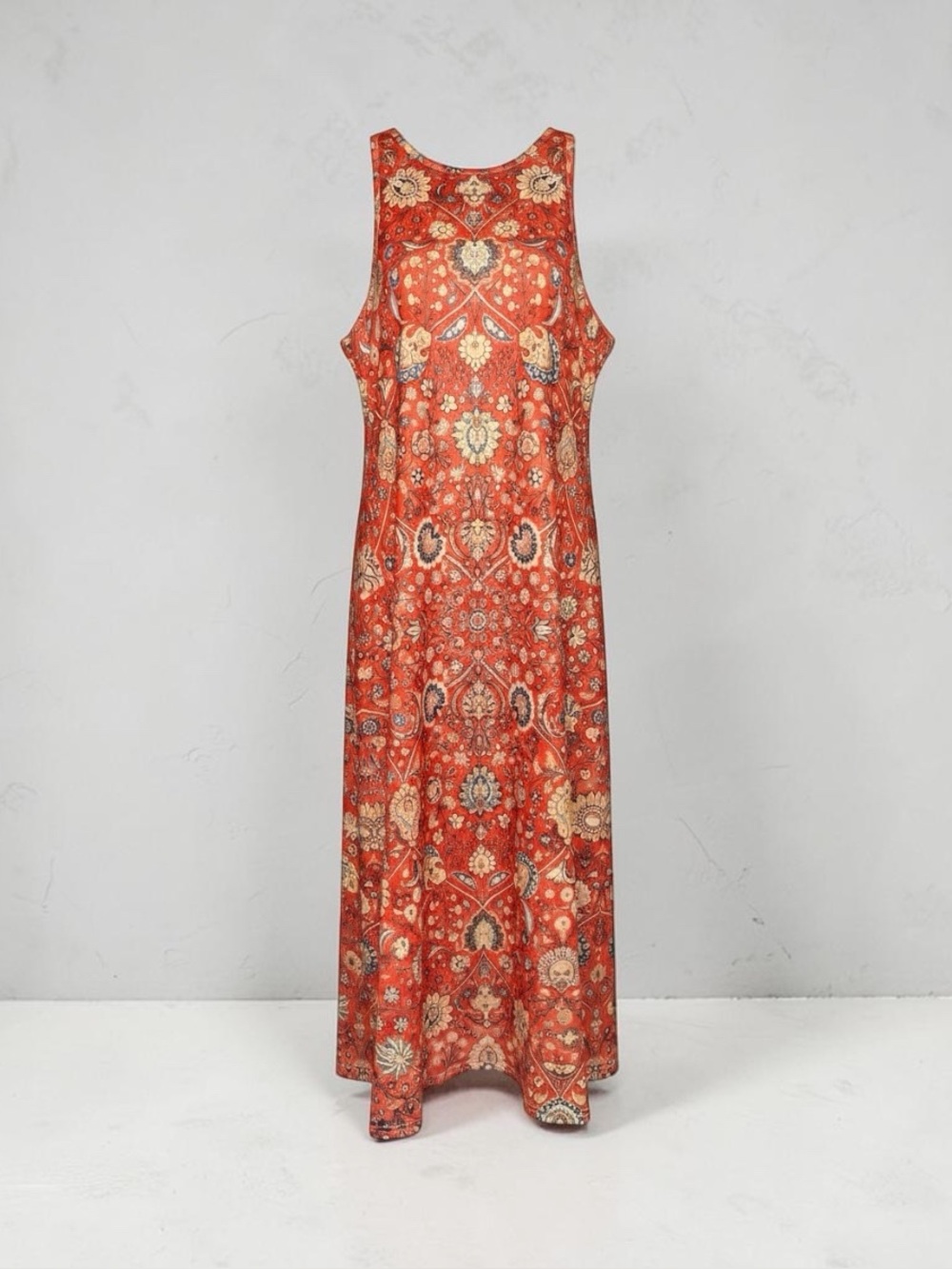 🌿 NWOT Women’s Boho Floral Maxi Dress – Size Medium 🌿